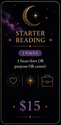 ✨ Mini Cosmic Reading | Love, Purpose, or Career